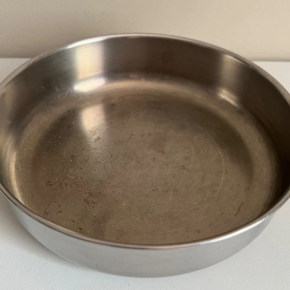 Vintage Farberware Covered Skillet Sauce Pan Aluminum Clad Stainless Steel USA